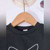 Kids Cartoon Casual Fashion Outfit Set Long Sleeve Top & Pants