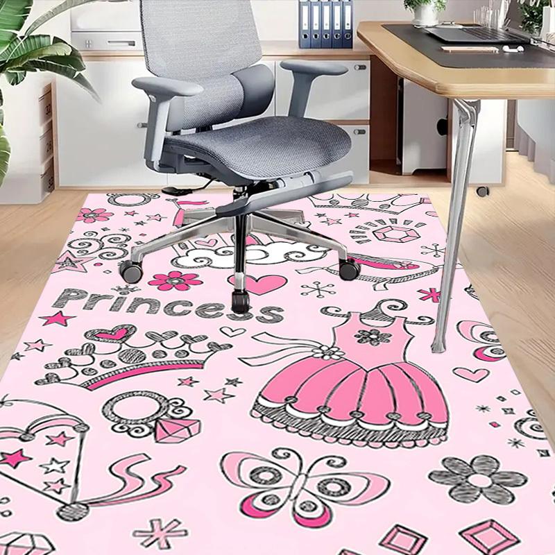 1PC Princess Castle Extra Large Non-Slip Floor carpet, Office, family, bedroom, Studio - Large Area RugJ0329