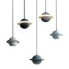 Modern Multicolor Resin Pendant Light for Living Room, Bedroom, or Cafe