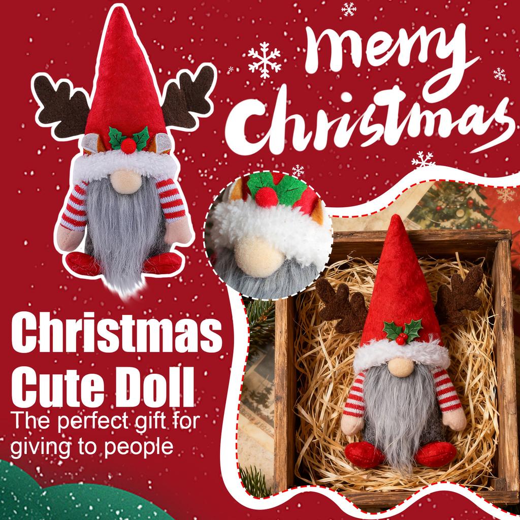 Cotton Gnome Doll Ornaments, Christmas Gnome Figurines, Christmas Desktop Decorations, Christmas Gifts For Friends, Classmates, And Family.