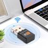 USB WiFi Adapter 2.4G 5G 600Mbps Dual Band Mini Wireless Computer Network Card Receiver