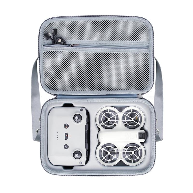 Protective Travel Case for Drones Fly More Combo, Waterproof PU Storage with Portable