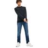 Lacoste Men's Textured Stripe Cotton Sweatshirt