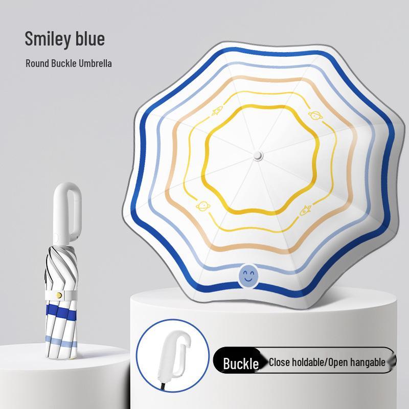 Children's Safe Automatic Umbrella - Anti-Stab, Rounded Corners for School Boys & Girls