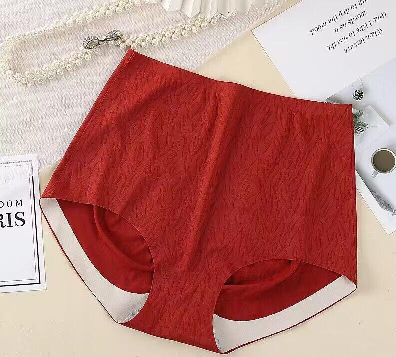 Women's Seamless High Waist 3D Peach Butt Cotton Panties - Breathable, Antibacterial, Hip-Lifting, Tummy Control.