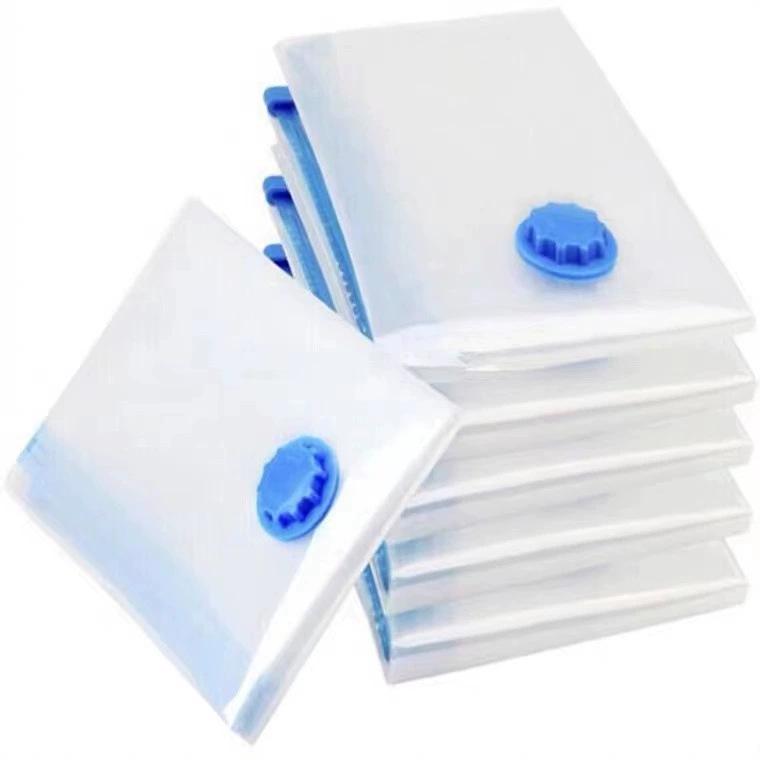 Thickened Leak-Proof Vacuum Bags with Blue Air Valve & Hand Pump for Food and Clothing