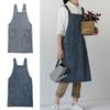 Canvas Gardening Baking Apron Antifouling Kitchen Aprons Japanese Denim Apron  Chef and Servers
