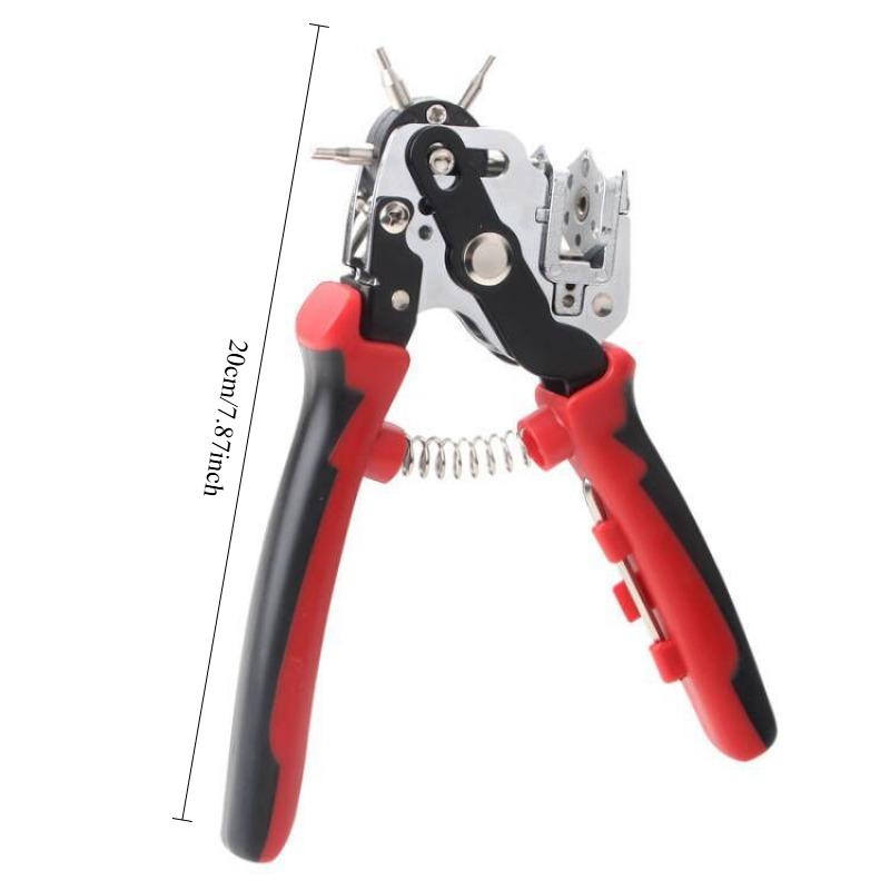 

Belt Punch Belt Home Punching Pliers Circular Hole Punching Machine Hole Punch Keel Pliers Industrial Open Hole Clamps чорний