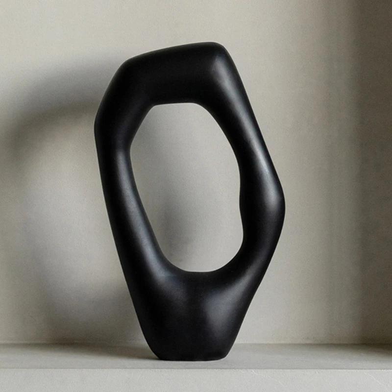 Retro Irregular Art Hollow Out Resin Embellishments Nordic Homestay Home Decoration Accessories Desktop Artwork Accessories
