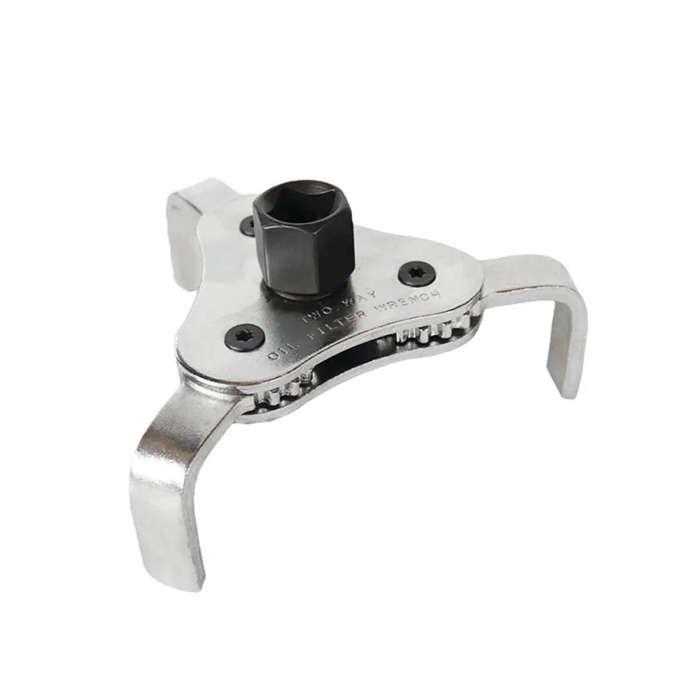 Two Jaw Machine Filter Wrench with Adjustable Forward and Reverse Rotation Filter Element Automotive Oil Grid Disassembly Tool