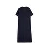 ELLE French Ribbon Minimalist Design Elegant Fashion Casual T-Shirt Dress Short Sleeve Dress Women Dresses EL51991