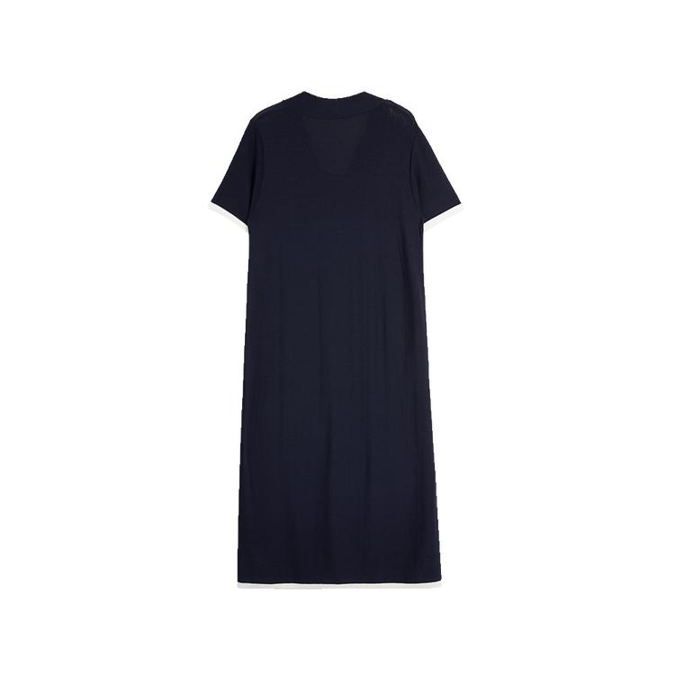 ELLE French Ribbon Minimalist Design Elegant Fashion Casual T-Shirt Dress Short Sleeve Dress Women Dresses EL51991