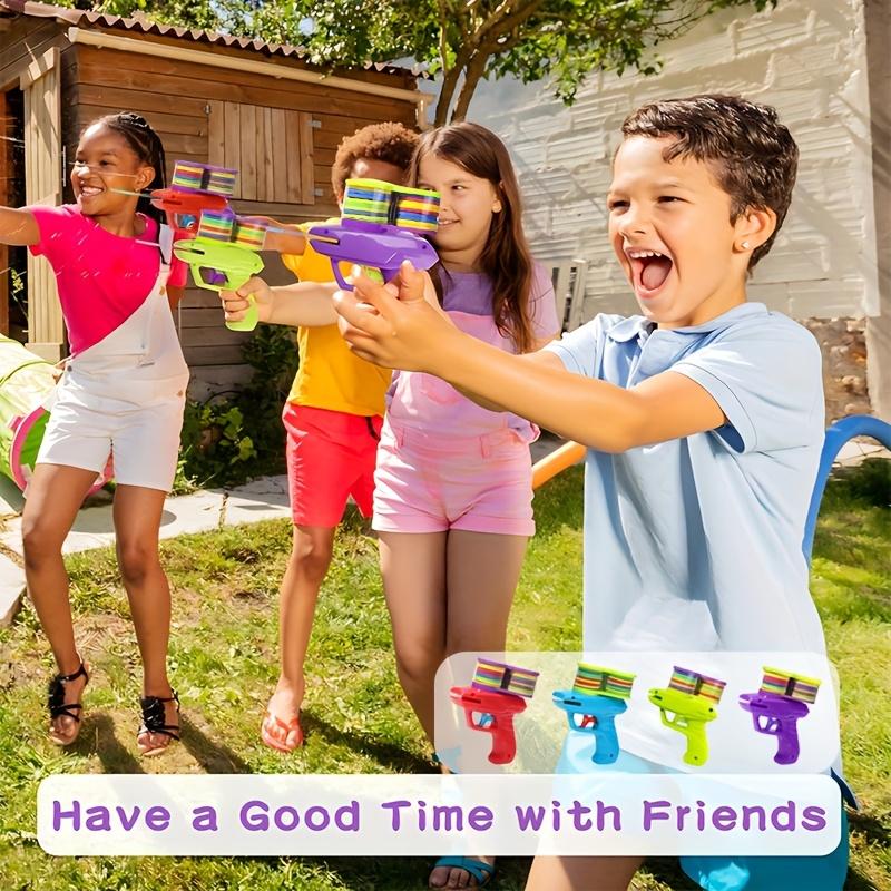 New 3-hole Shooting Toy - Interactive Launcher with 3 Magazines, Suitable for Christmas and New Year Prank Toys- Group Game Gift