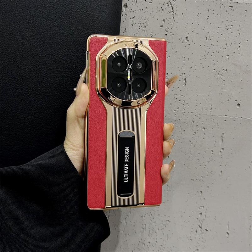

Official Smart Protective Case with Electroplated Frame For Huawei Mate X7 mate X6 X5 X3 All-inclusive Stand Holder Flip Cover Huawei Mate X7