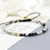 Men's Layered Adjustable Fire Agate Beaded Yoga Bracelet