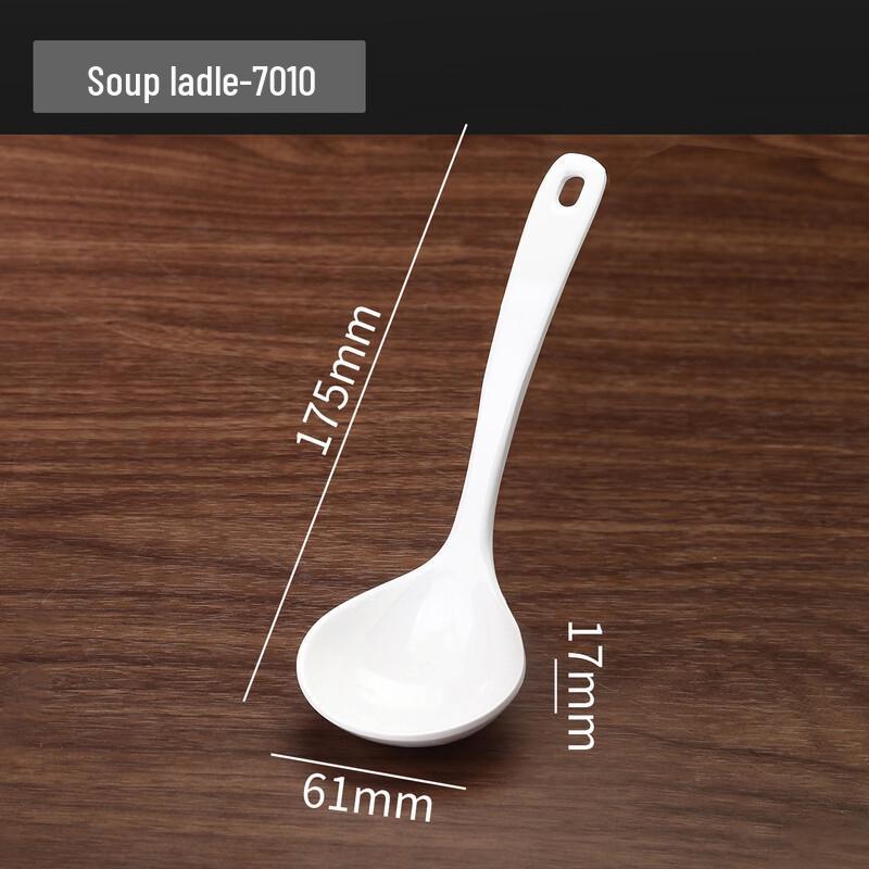 Food Grade A5 Melamine Soup Spoons (10-Pack)