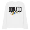Unisex Adult Kick Donald Duck Football Long-Sleeved T-Shirt