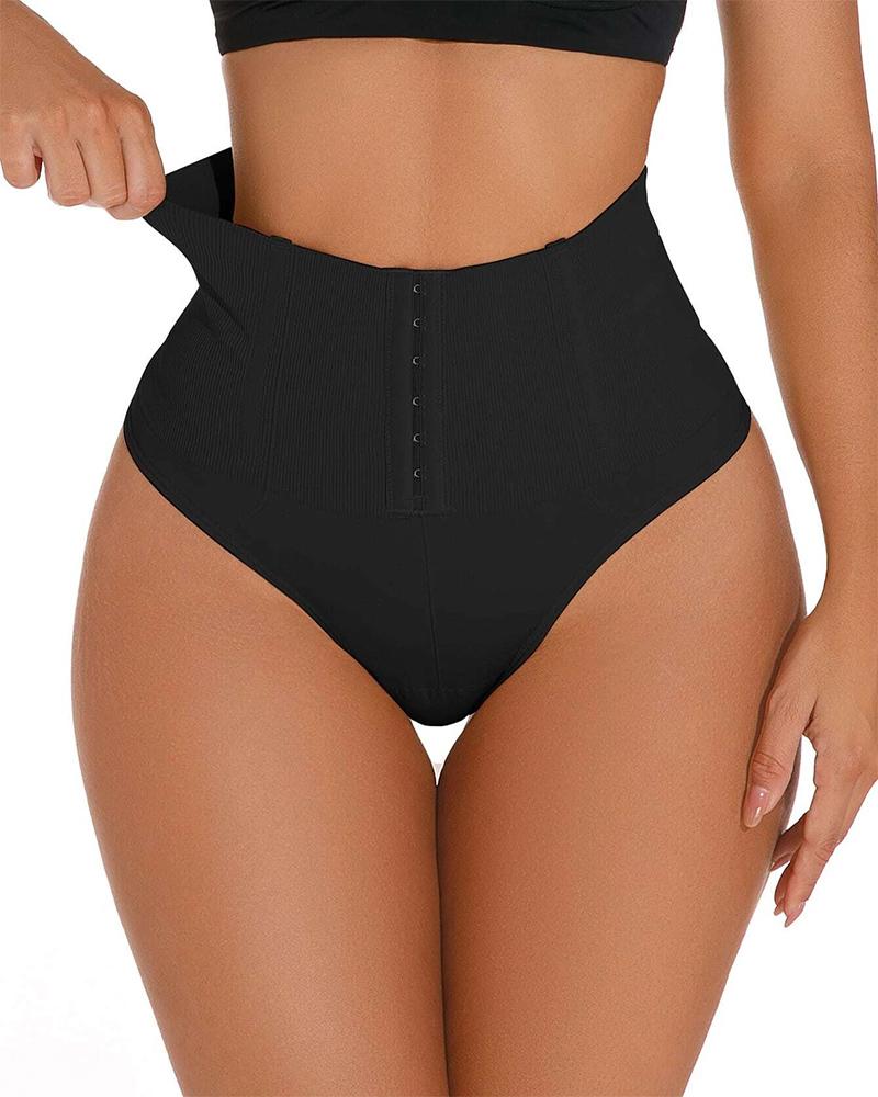 High Waist Hip Lifting Tummy Control Pants Single Button Waist Shaping Sexy Women Shapewear Plus Size Tummy Control Underwear Xs чёрный