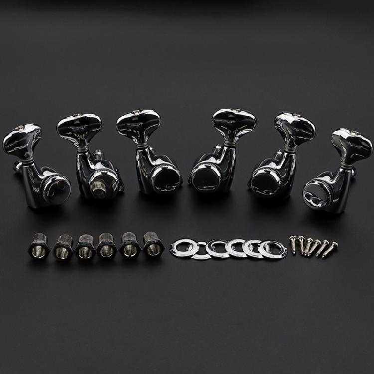 Guitar String Tuning Pegs 3L3R Metal Guitar Tuners Metal Tuners Guitar Accessories Machine Head Locking Tuning Machines