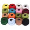16Pcs Crochet Thread Sturdy Durable Rich Bright Color High Luster Wide Application Crochet Cotton
