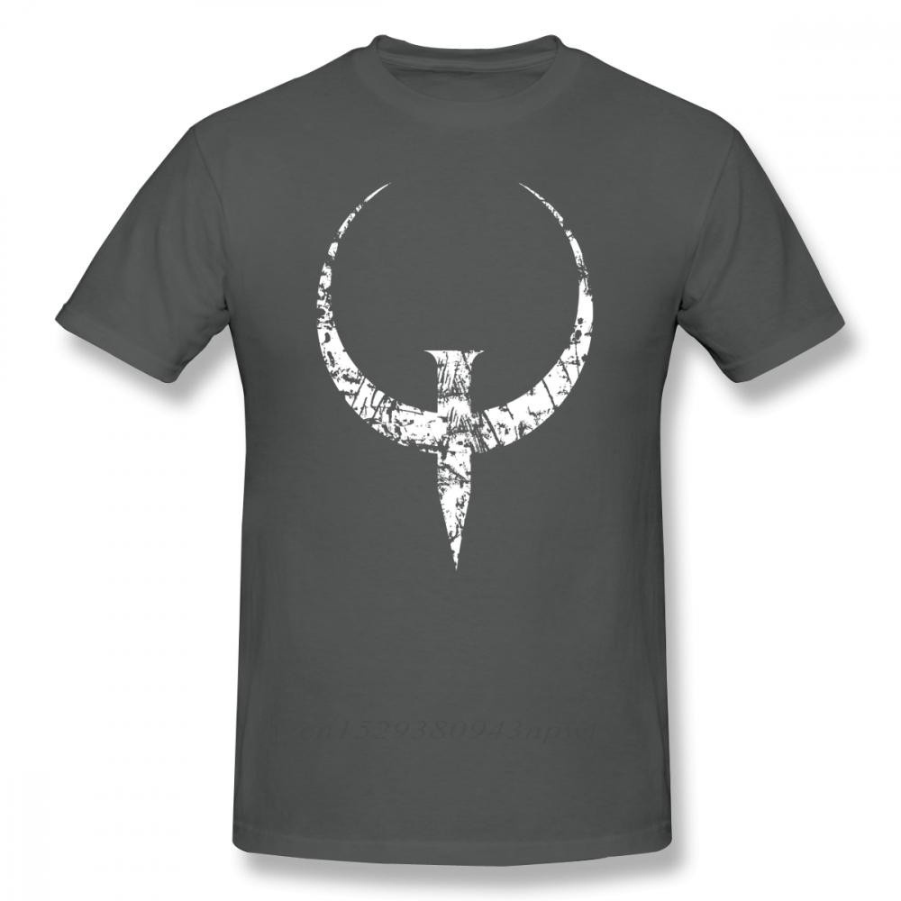 Quake T Shirt Quake White TShirt Graphic 100 Cotton Tee Shirt Men Short Sleeve Classic Cute Tshirt