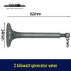 168 Gasoline Generator Parts: 2KW Intake & Exhaust Valves (Model 02679)
