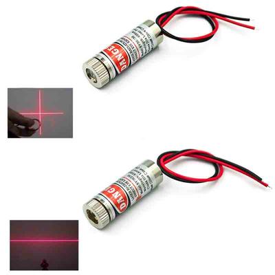Shipping 5mW 650nm Red Line Laser Module Focus Adjustable Laser Head 5V Industrial Grade