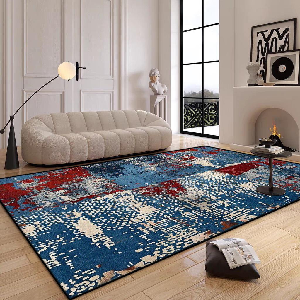 Tappeti Moderni di Lusso Grandi per Decorazione Soggiorno Tappeto Astratto Antiscivolo Tappeti per Camera da Letto Ingresso Tappetino Lavabile per Cucina