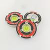 Kirsite Golf Hat Clip Marker Two-sided Golf Ball Marker Golf Green Reader  Golfer Gift