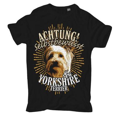 T Shirt Yorkshire Terrier Dogs Rasse HTehunde Begleithunde Jagdhunde Haustier Vintage Designer Clothes Stylish