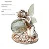 Angel-Shaped Solar Garden Lights: Outdoor Balcony Ornaments Automatically Illuminate at Night