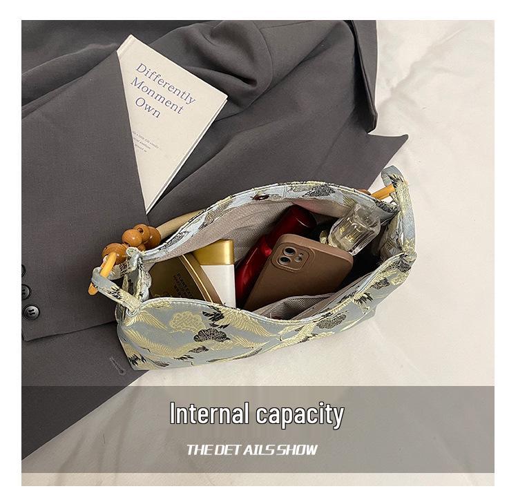 2026 Retro Chinese National Style Women's Handbag - Simple Casual Shoulder Bag