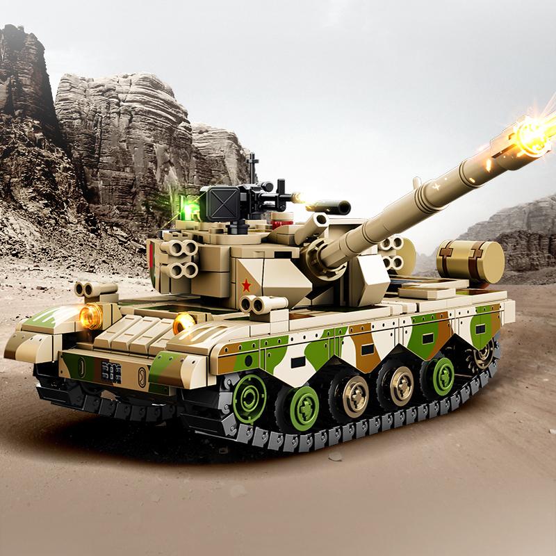 719pcs Battle Tank Building Blocks, Technical Tank Construction Assemblage Building Bricks, Kids Gifts, Boys Toys No Box