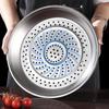 Deepen Wok Steamer Rust-proof Steaming Basket Cooker Rack Pot Steaming Tray  Dumplings