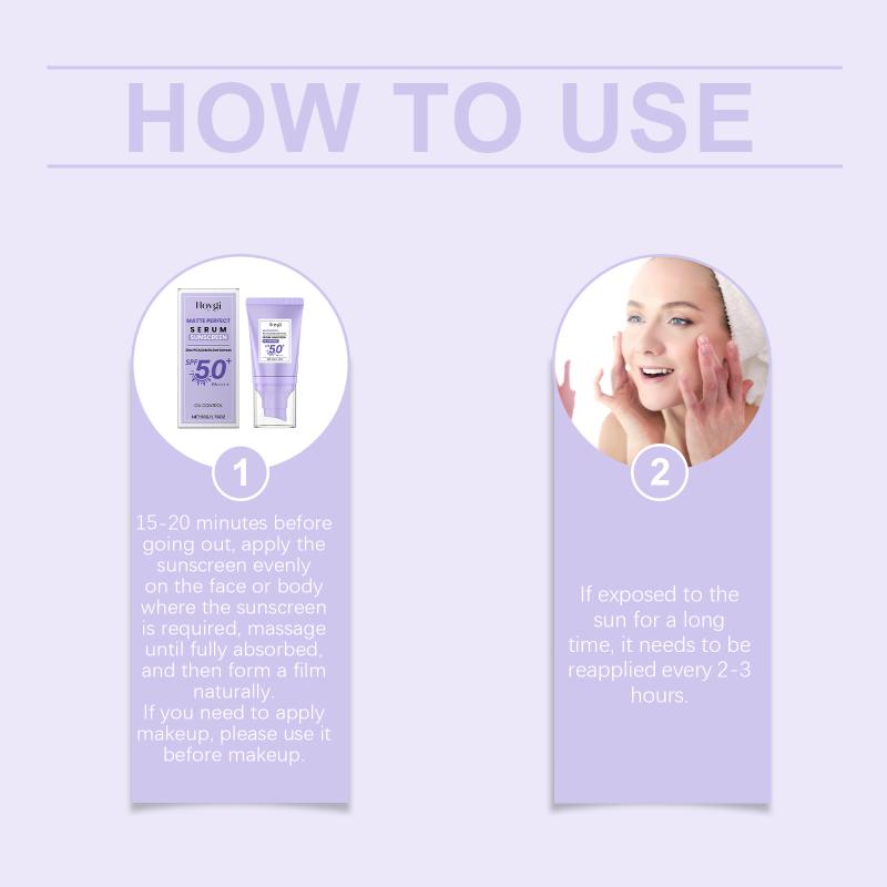 Hoygi 50G Spf50+ Uv Sunscreen Stick Moisturizing Lightweight Oil Control Refreshing Face Solar Blocker Facial Sun Isolate Cream