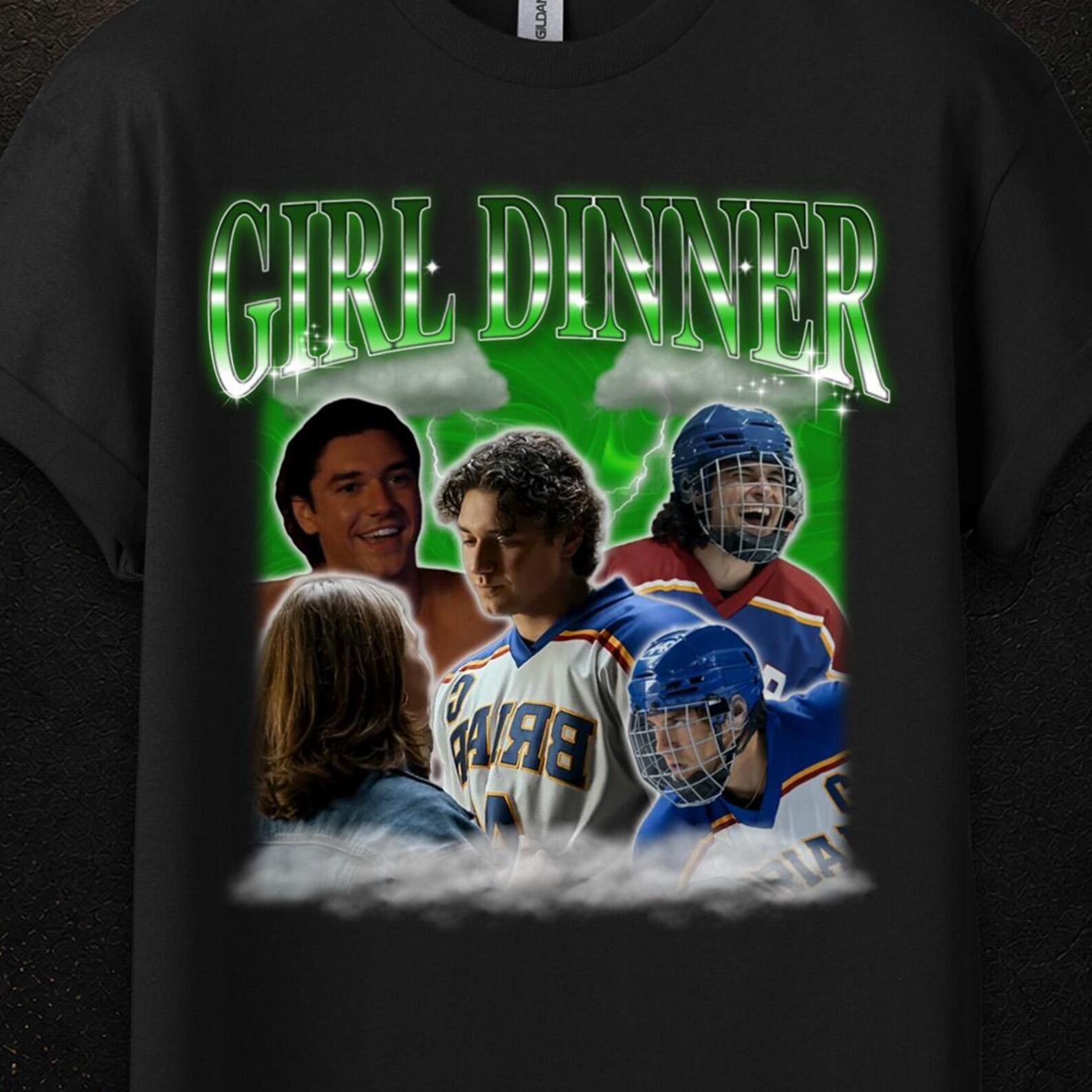 Girl Dinner Shirt, Garrett Graham Shirt, Off Campus Series, Off Campus Jersey, Elle Kennedy Off Campus Merch 3XL