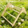 Wooden Detachable Chicken Perch Stand Portable Roosting Bar for Indoor Outdoor Farm Hens Chicks Coop Easy Assembly