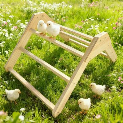 Percha de Madera Desmontable para Pollos Soporte Barra Portátil para Dormir Interior Exterior Gallinas Polluelos Gallinero Fácil Montaje