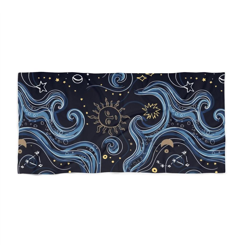 Boho Floral Microfiber Beach Towel Quick Dry Lightweight Oversized Absorbent Towels for Travel Beach Towel for Vacation Camping