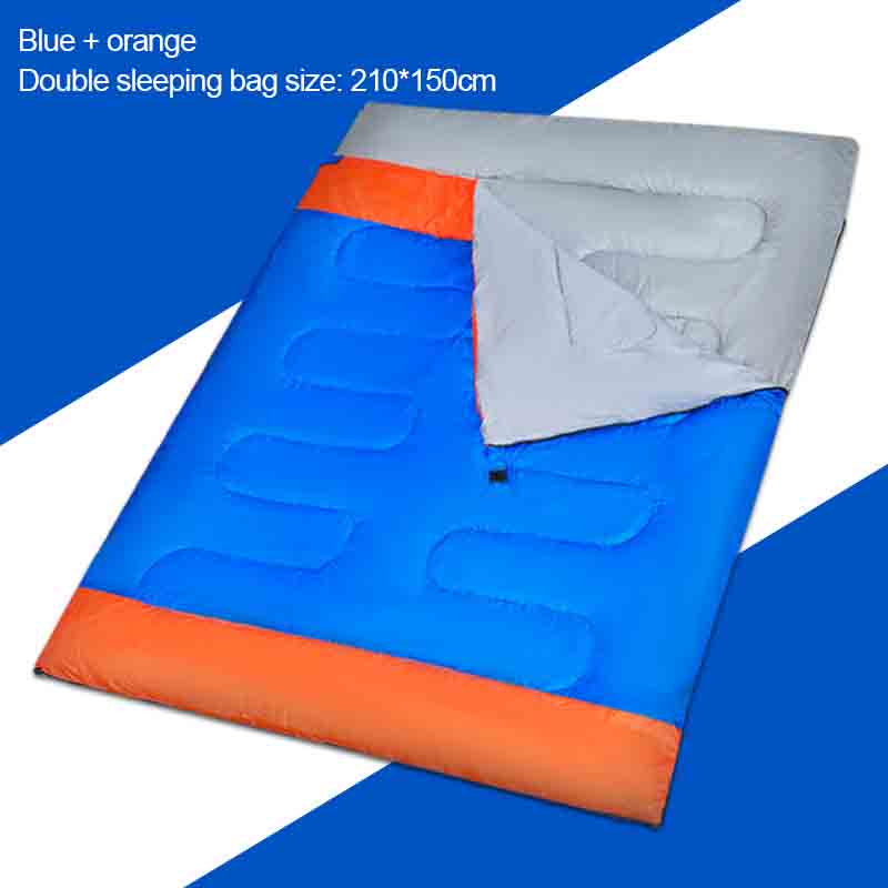 

Спальный мешок для путешествий на открытом воздухе для пар, спальный мешок для кемпинга для двоих взрослых, тип конверта, грязный, разделительный сон