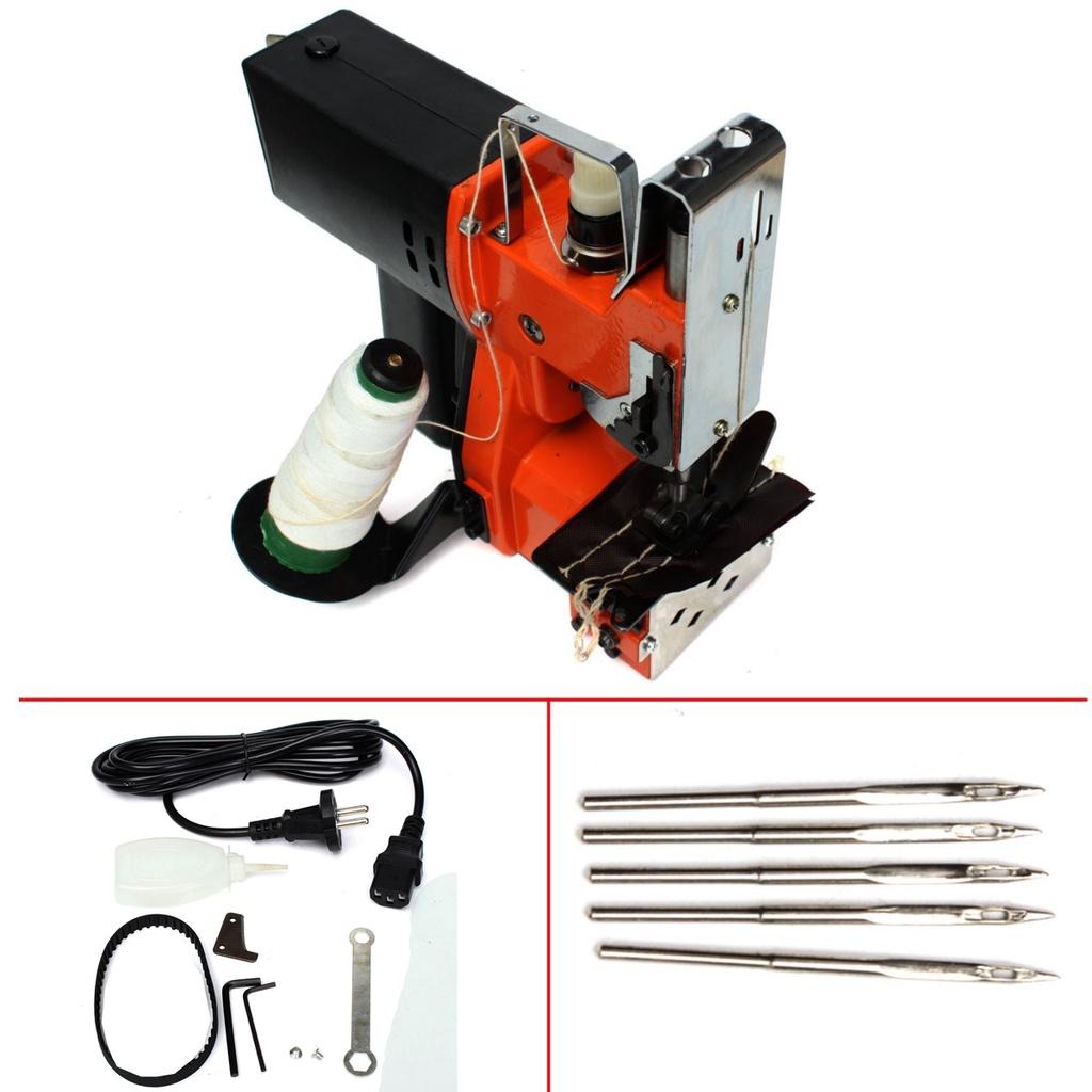 100W Portable Electric Sewing Machine Sealing Machines 220V Industrial Cloth Stitching Seal Machine With Adapter