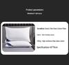New Hotel-Style Feather Velvet Side Sleeper Pillow - Custom Solid Color for Guesthouses