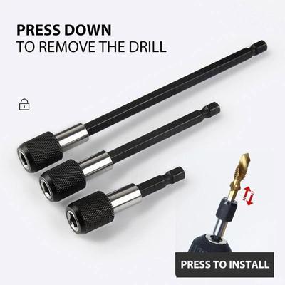 Hexagon Shank Bit Holder Extension Rod Electric Drill Screwdriver Adapter