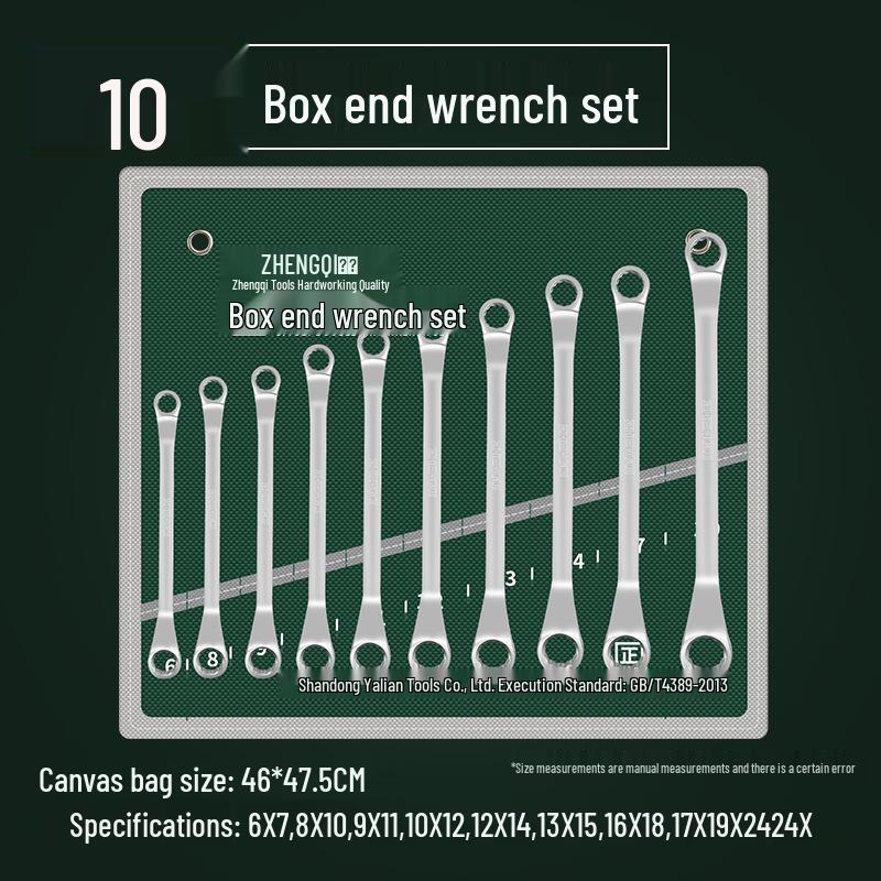 Multifunktionales 24-teiliges Doppelmaulschlüssel-Set für schnelle Autoreparaturen – Universelles mattes Doppelmaulschlüssel-Werkzeugset
