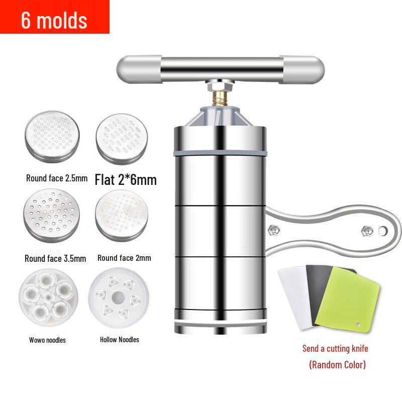 

Manual Noodle Maker with 6 Molds