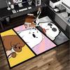 Nightly Friends bears Adventure Office Rug Chair Mat, Game Carpet, Suitable for Front Door, Bedroom, Living Room, Desk, Holiday Gift
