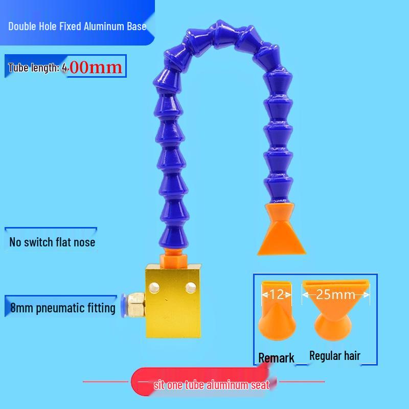Adjustable Magnetic Base Air Nozzle with Universal Gooseneck Tube