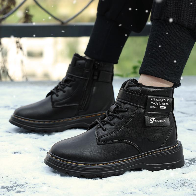 31-40 Kinderstiefel Winter Kinder Plus Samt Plus Baumwolle Schneestiefel Outdoor Hoch Warm Mädchen Winterstiefel