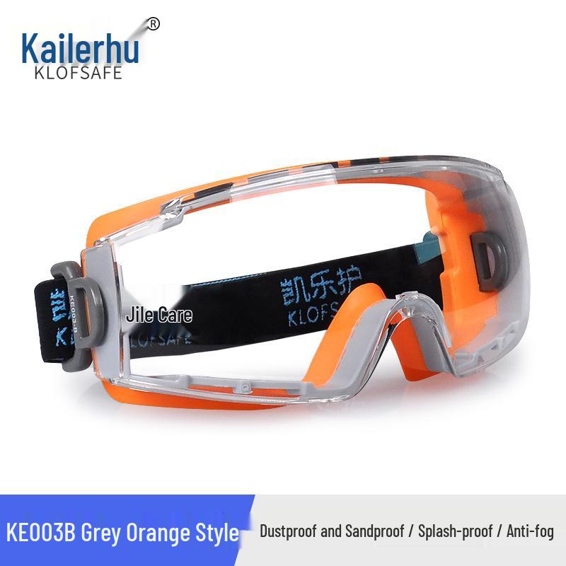 Kailleh KE003 Anti-Splash Impact-Resistant Protective Glasses for Lab, Cycling, and Dust Resistance.