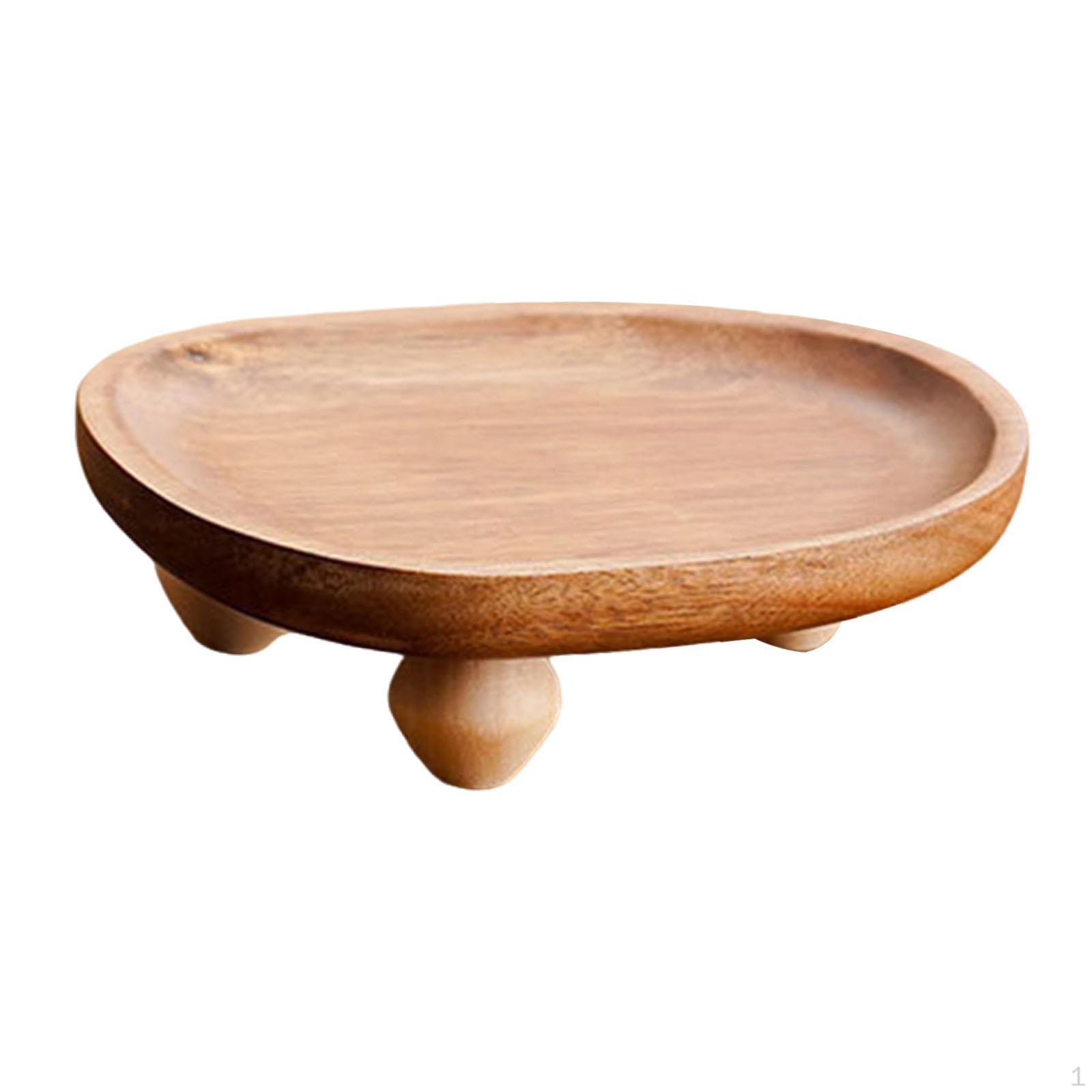 Деревянная подставка Ракушка для подачи Многофункциональные тарелки для десертов Декоративные Увеличение для овощей Печенья Style A